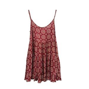 Brandy Melville Red Mini Baby Doll Dress